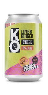 Kenyan Original Lime & Ginger 330Ml Can